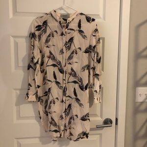 Allsaints silk printed dress